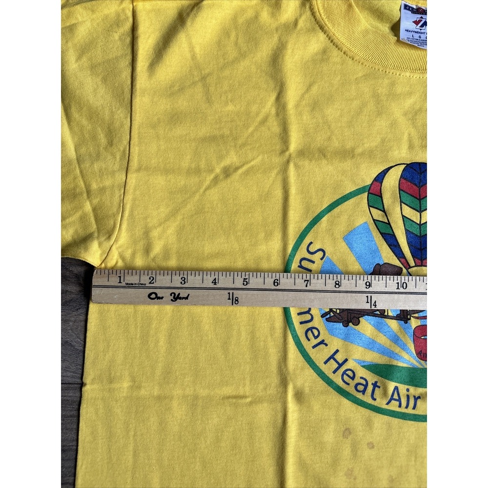 Vintage 2003 Summer‎ Heat Hot Air Balloon Festival Volunteer Shirt Sz L Muncie - Picture 6 of 9